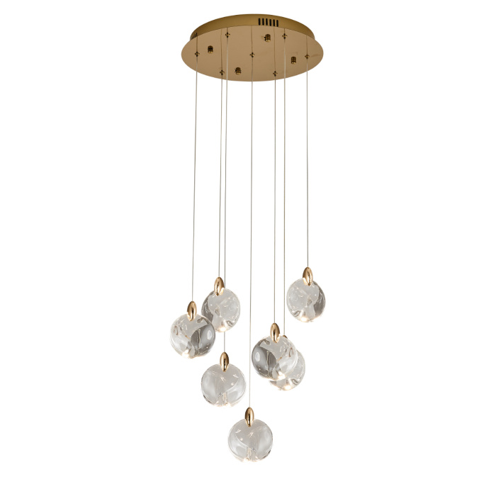 Подвесной светильник Delight Collection OD2440 OD2440-7 gold/clear