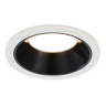 Светильник встраиваемый Черный LED 1*7W 4000K 630Lm Ra80 120° IP20 D85xH45 100-240V ST755.448.07