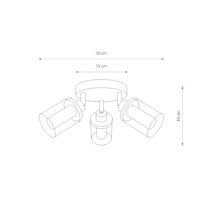 Потолочный cветильник Nowodvorski Vista Chrome 8050