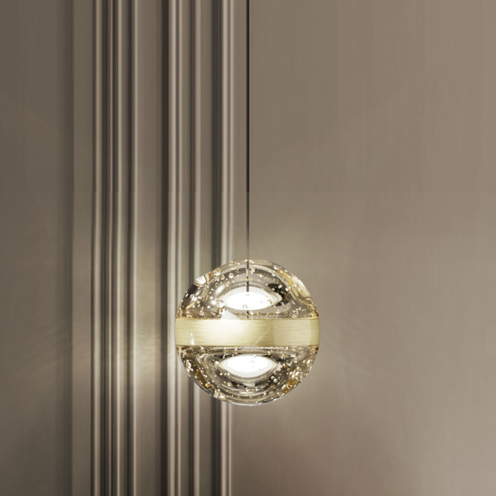 Подвесной светильник Delight Collection Frizzante MD23030088-1A brass/champagne