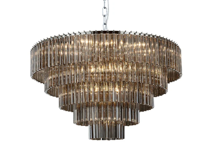 Люстра 8708+17/C fume Newport