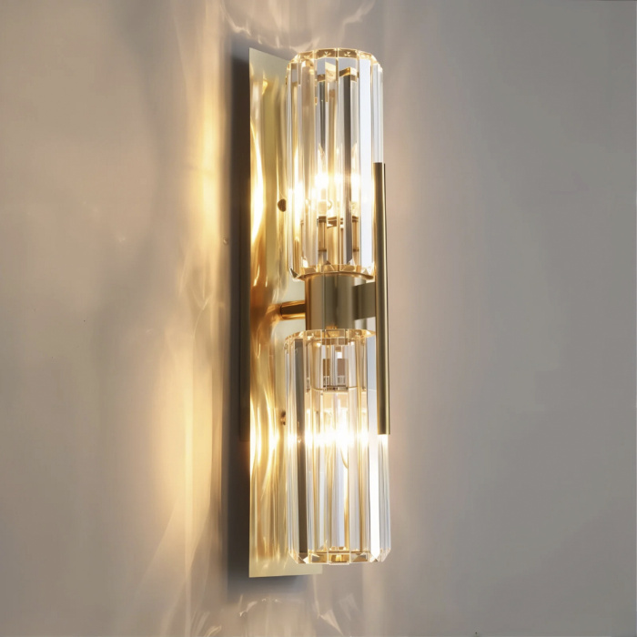 Настенный светильник Delight Collection Wall lamp 88183W/D500 gold/clear