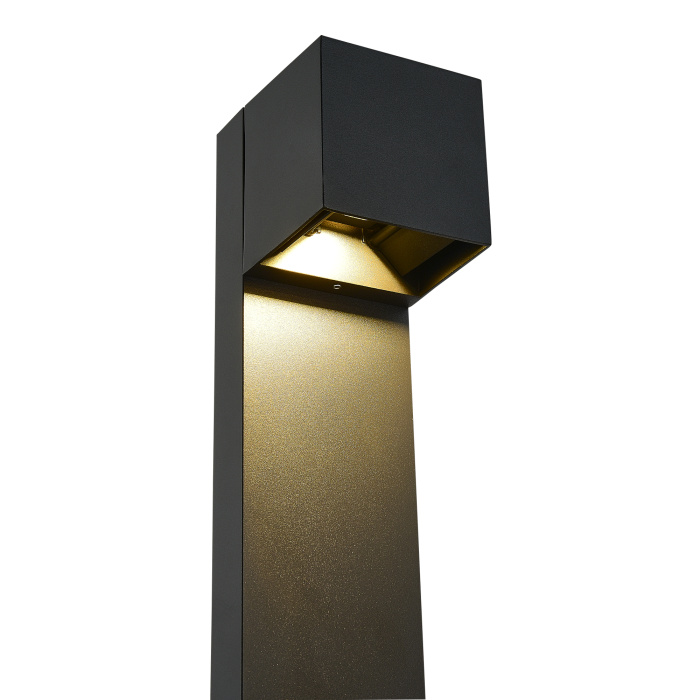 Светильник уличный наземный ST-Luce черный/черный LED 1*12W 2700K SL9513.405.01