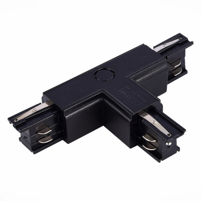 Т-образный токоподвод правый для трехфазного шинопровода ST-Luce Черный ST030.409.16R1