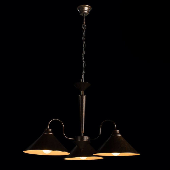Подвесная люстра Arte Lamp Cone A9330LM-3BR