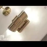 Бра Crystal Lux JUSTO AP2 BRASS