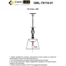 Светильник подвесной Omnilux Belluno OML-79116-01