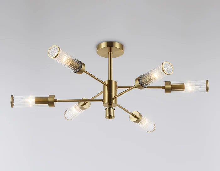 Люстра со стеклянными плафонами на штанге Ambrella light LH55161