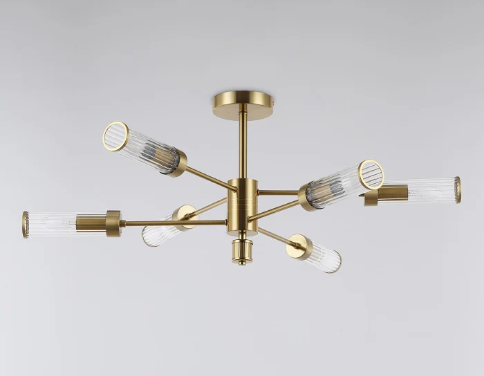 Люстра со стеклянными плафонами на штанге Ambrella light LH55161