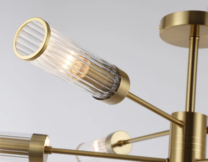 Люстра со стеклянными плафонами на штанге Ambrella light LH55161