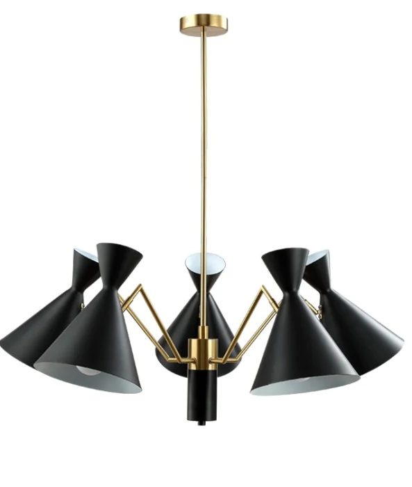 Люстра Crystal Lux JOVEN SP5 GOLD/BLACK