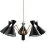 Люстра Crystal Lux JOVEN SP5 GOLD/BLACK