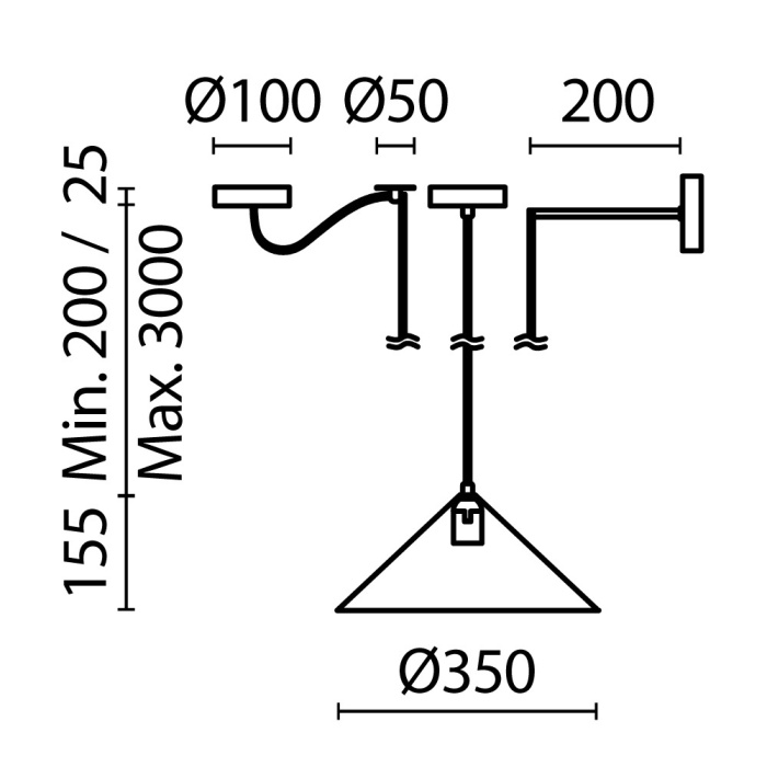 Подвесной светильник Maytoni Basic colors MOD167PL-01GR