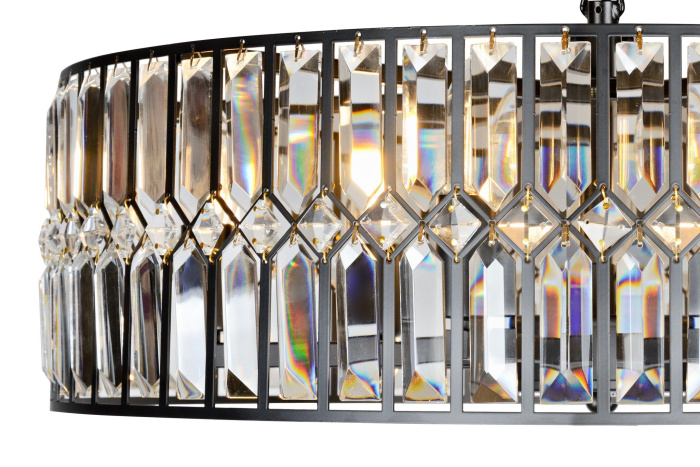 Подвесная люстра iLamp Form 6122-600 Черная