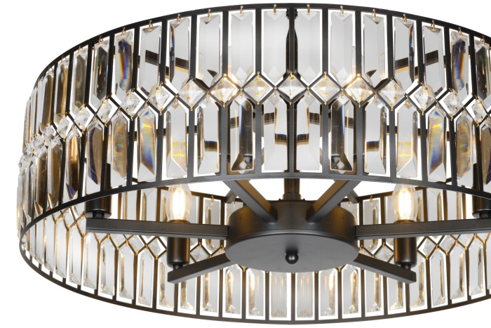 Подвесная люстра iLamp Form 6122-600 Черная