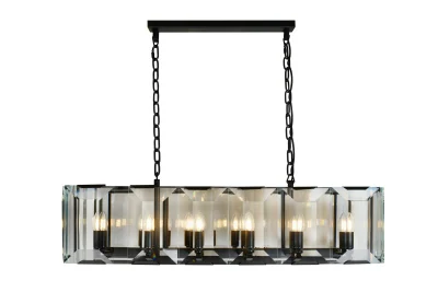 Подвесная люстра iLamp Panorama 6109L-100 Черная