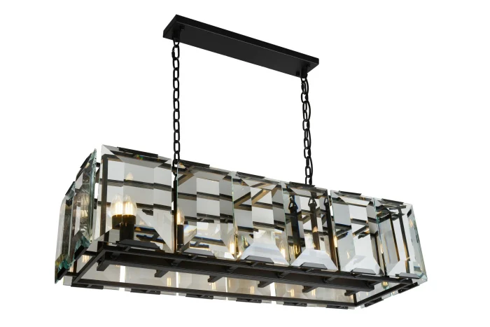 Подвесная люстра iLamp Panorama 6109L-100 Черная