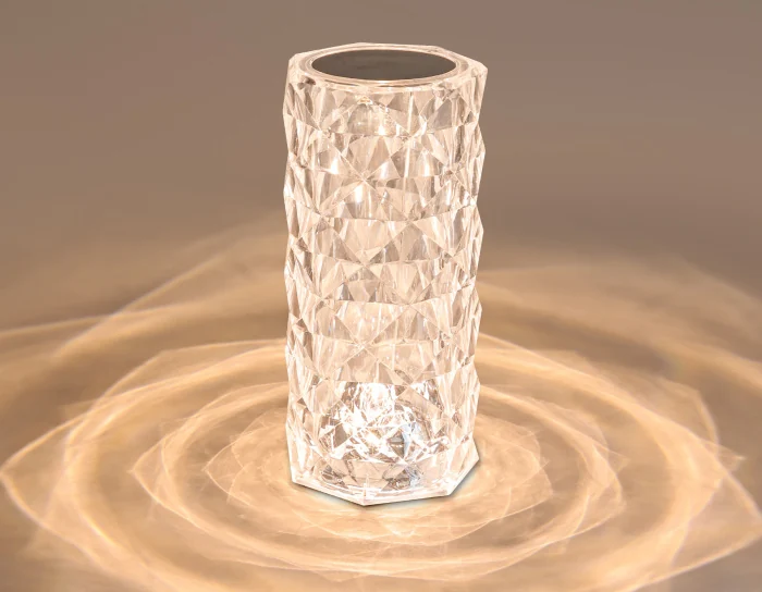 Настольная светодиодная лампа с сенсорным выключателем и встроенной аккумуляторной батареей Ambrella light DE8018