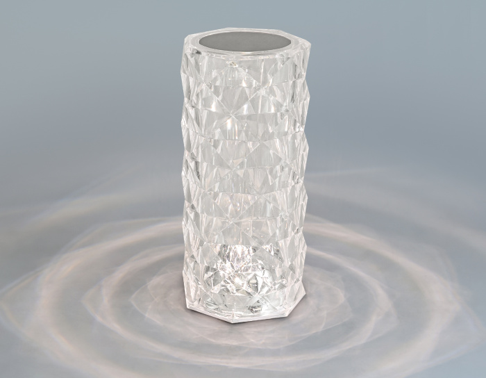 Настольная светодиодная лампа с сенсорным выключателем и встроенной аккумуляторной батареей Ambrella light DE8018