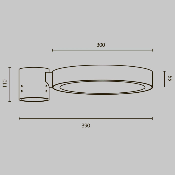 Садово-парковый светильник Maytoni O472H-L50GF3K