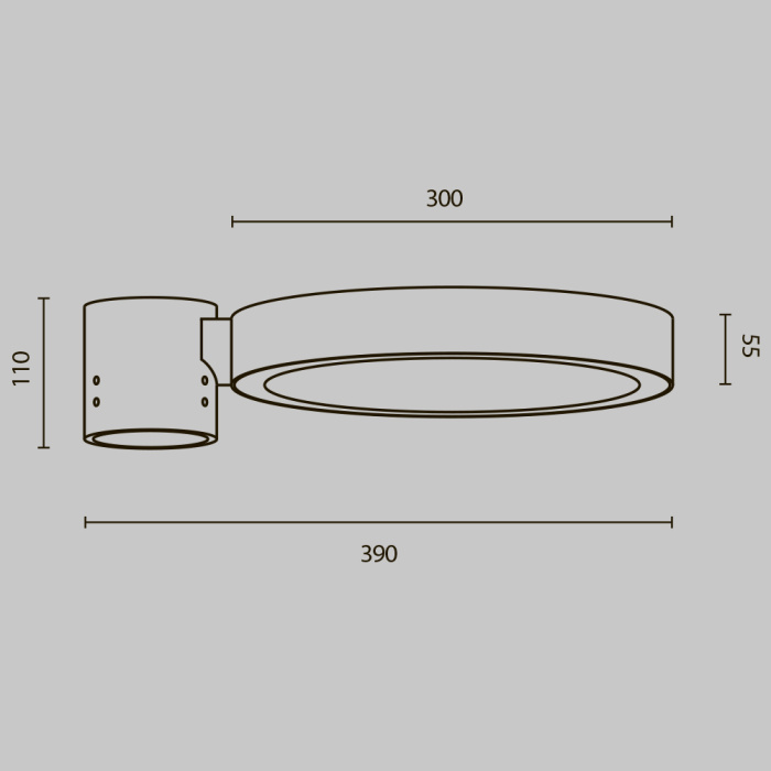 Садово-парковый светильник Maytoni Dion O472H-L50GF3K