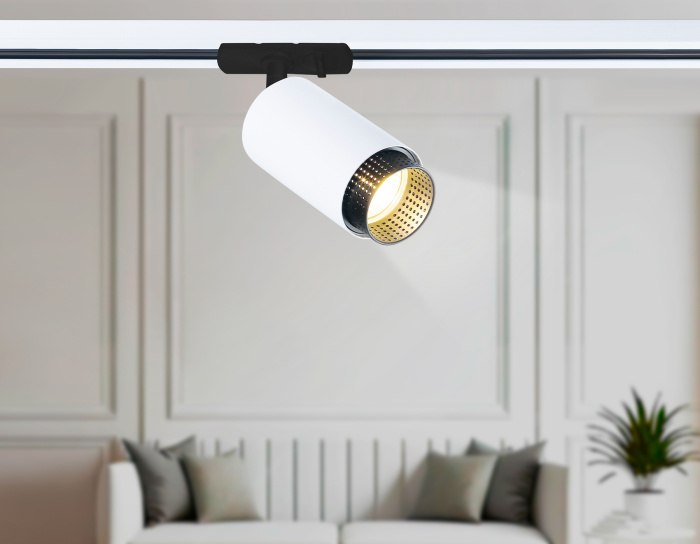 Трековый однофазный светильник со сменной лампой Ambrella light GL5161