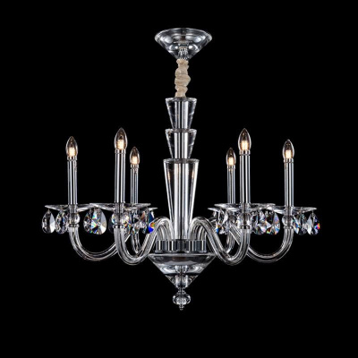 Подвесная люстра L&#039;Arte Luce Luxury Roccaforte L58306.18 с элементами из хрусталя