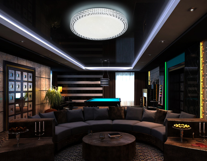 Потолочный светодиодный светильник с пультом Ambrella light FF85