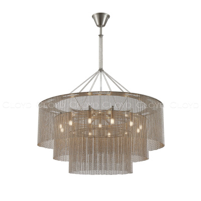 Люстра Cloyd ONASSIS C12 / Ø80 см - никель сатин (арт.11358)