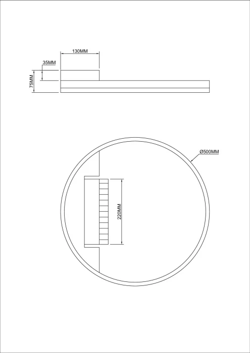 Потолочный светильник Freya Frame FR6084CL-L68W