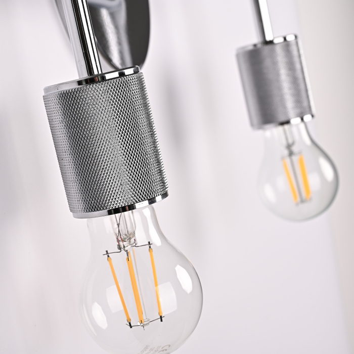 Бра RH Utilitaire Double Sconce Silver ImperiumLoft