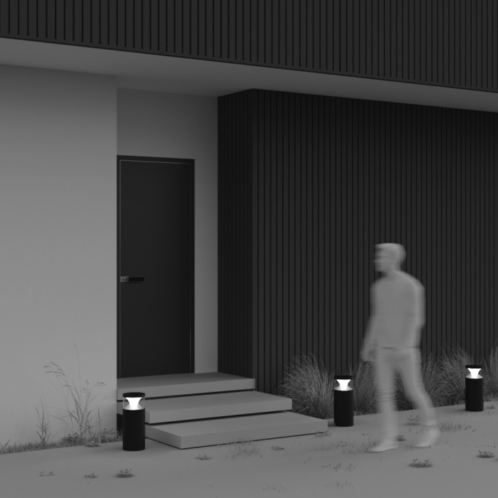 Садово-парковый светильник Maytoni Pyro O496FL-L21B3K1