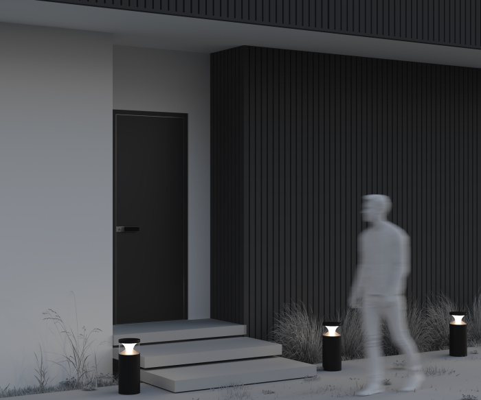 Садово-парковый светильник Maytoni Pyro O496FL-L21B3K1