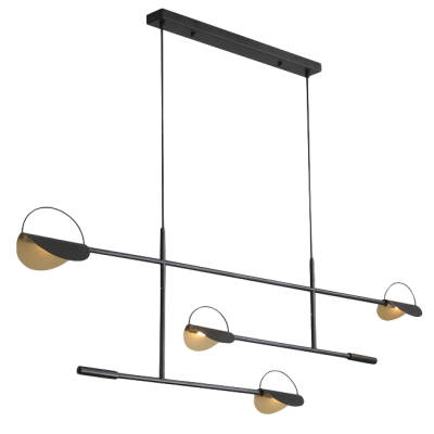 Люстра BOLIA LEAVES PENDANT black ImperiumLoft