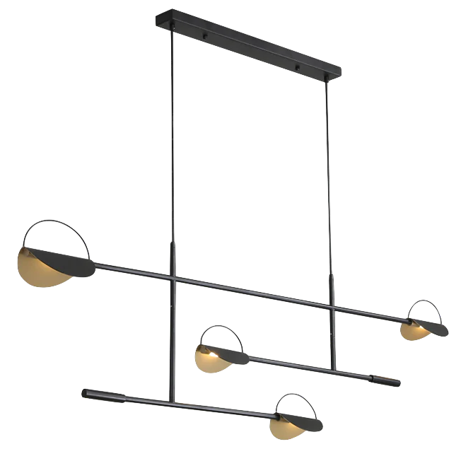 Люстра BOLIA LEAVES PENDANT black ImperiumLoft