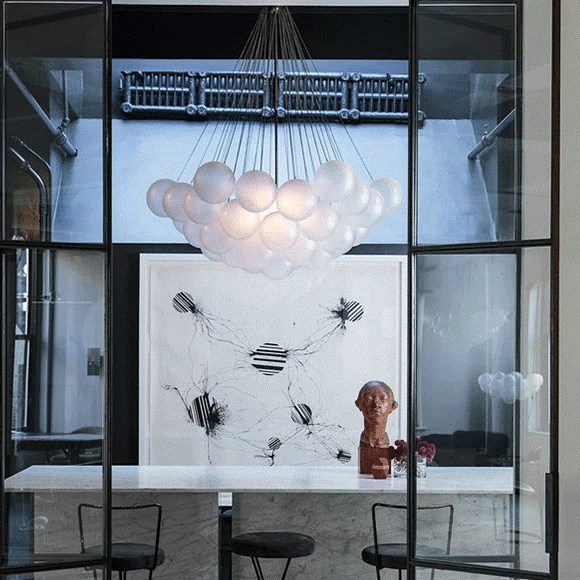 Люстра подвесная AGDA 20 золото ImperiumLoft