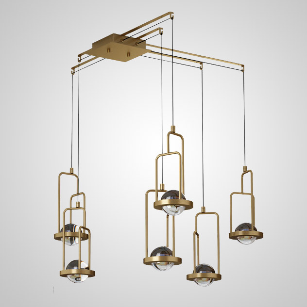 Подвесная люстра DIGHTON CH L5 ImperiumLoft