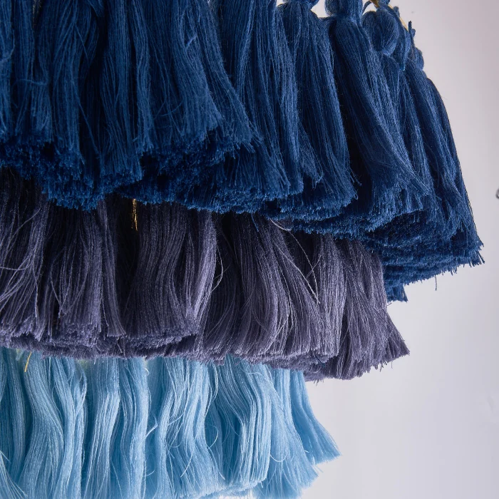 Подвесная люстра TASSEL Синий ImperiumLoft