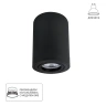 Точечный накладной светильник Arte Lamp SENTRY A1566PL-1BK