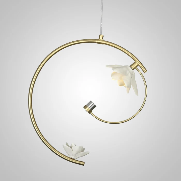 Подвесной светильник MAGNOLIA 2 flower ImperiumLoft