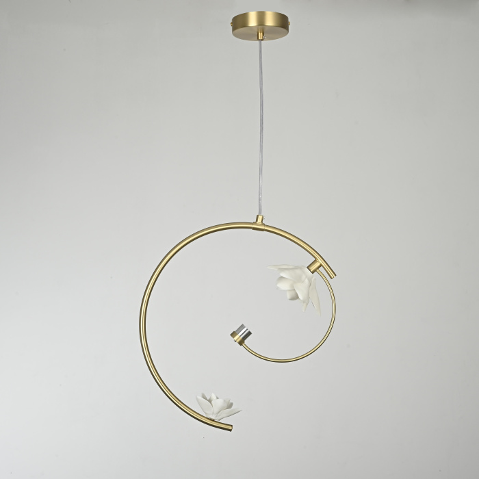 Подвесной светильник MAGNOLIA 2 flower ImperiumLoft
