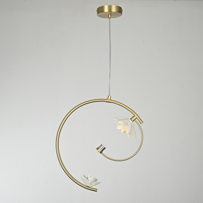Подвесной светильник MAGNOLIA 2 flower ImperiumLoft