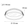 Светильник встраиваемый Italline IT06-6013 white 3000K