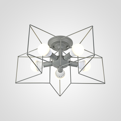 Потолочная люстра ASTERI Gray ImperiumLoft