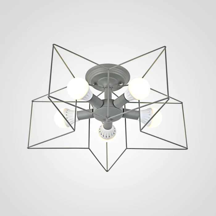 Потолочная люстра ASTERI Gray ImperiumLoft