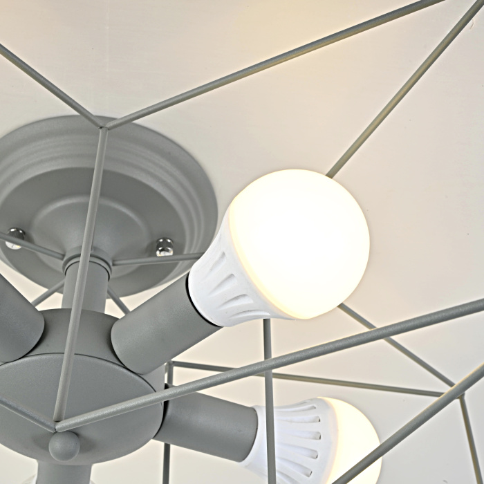 Потолочная люстра ASTERI Gray ImperiumLoft