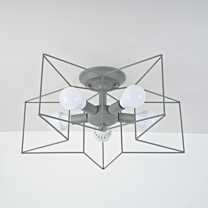 Потолочная люстра ASTERI Gray ImperiumLoft