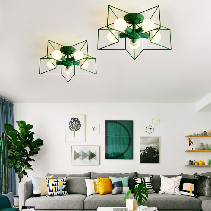 Потолочная люстра ASTERI Gray ImperiumLoft