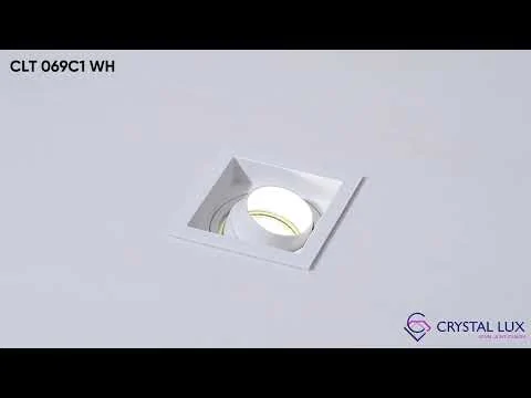 Светильник встроенный Crystal Lux CLT 069C1 WH