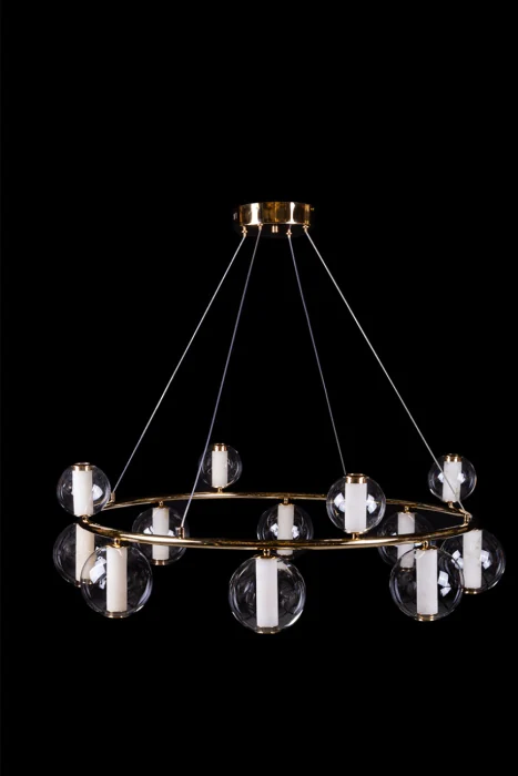 Подвесная люстра Leon Aurore LE7703/12 Gold